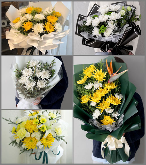 江西赣州于都县罗坳镇白事花束代送